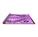 Sideview of Abstract Purple Modern Rug, abs4997pur