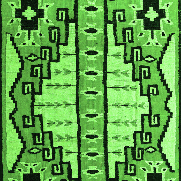 Abstract Green Modern Rug, abs4997grn