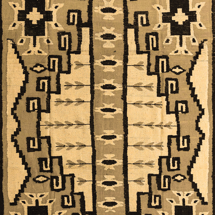 Abstract Brown Modern Rug, abs4997brn