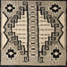 Square Machine Washable Abstract Dark Brown Rug, wshabs4997