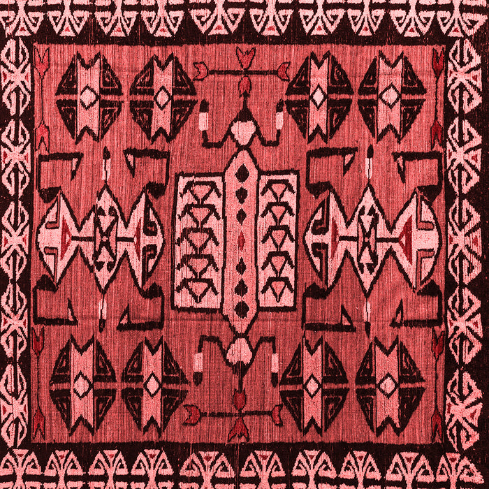 Machine Washable Abstract Red Modern Rug, wshabs4998red