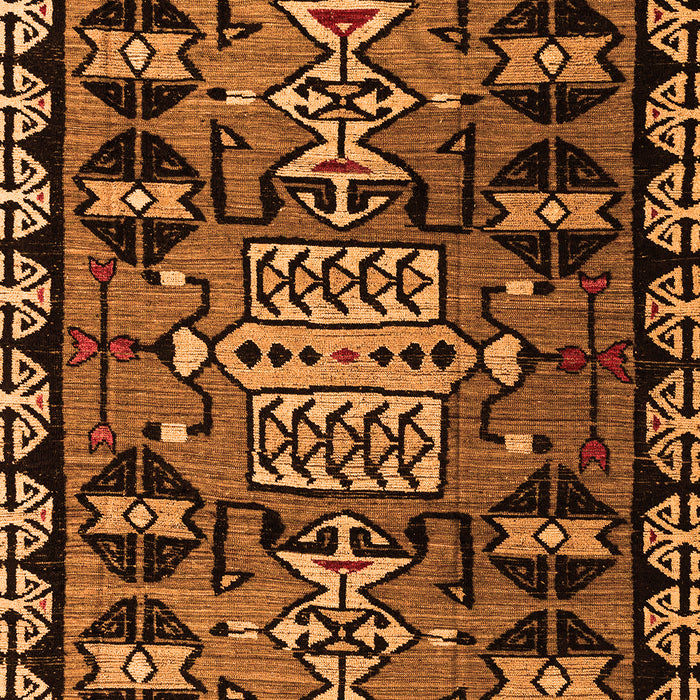 Machine Washable Abstract Orange Modern Area Rugs, wshabs4998org