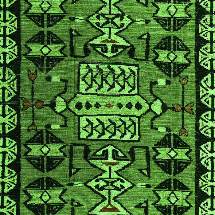 Abstract Green Modern Rug, abs4998grn