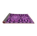 Sideview of Abstract Purple Modern Rug, abs4998pur