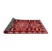 Abstract Red Modern Area Rugs