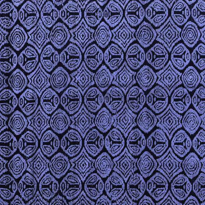 Square Abstract Blue Modern Rug, abs4999blu