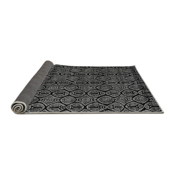 Sideview of Abstract Gray Modern Rug, abs4999gry