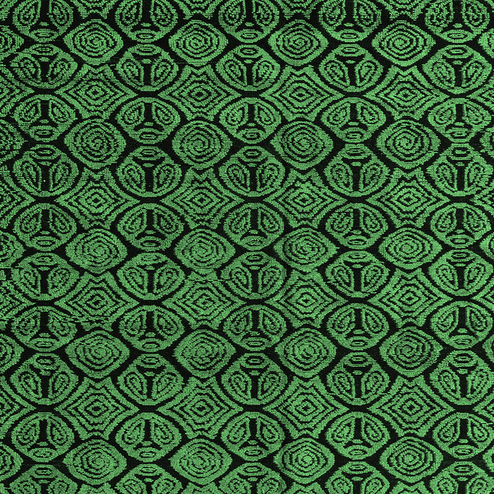 Square Machine Washable Abstract Emerald Green Modern Area Rugs, wshabs4999emgrn