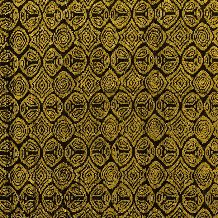 Square Machine Washable Abstract Yellow Modern Rug, wshabs4999yw