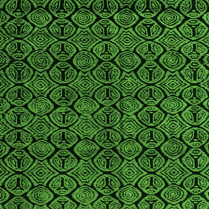 Square Abstract Green Modern Rug, abs4999grn