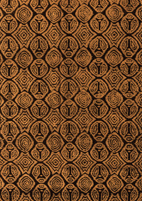 Abstract Orange Modern Rug, abs4999org