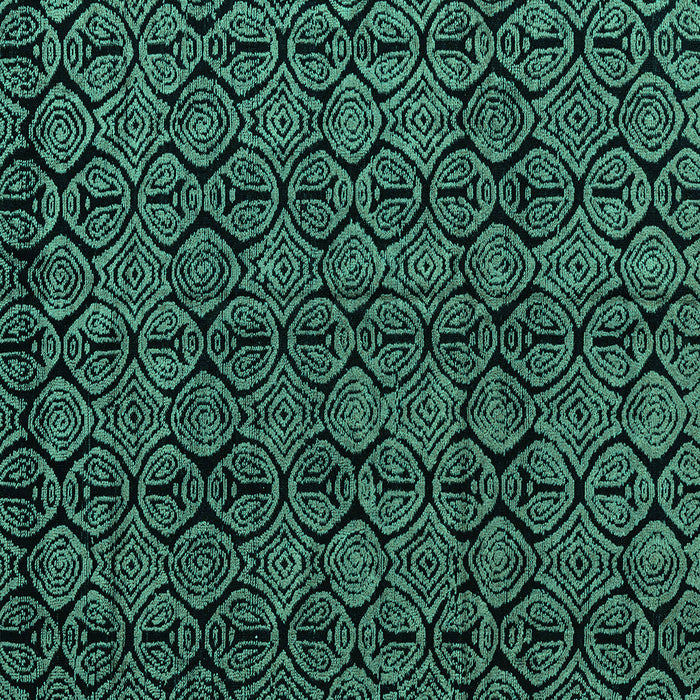 Square Abstract Turquoise Modern Rug, abs4999turq