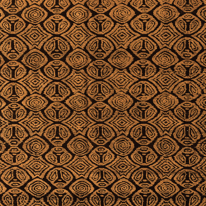 Square Abstract Orange Modern Rug, abs4999org