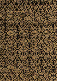 Abstract Brown Modern Rug, abs4999brn