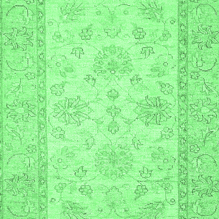 Oriental Emerald Green Traditional Rug, abs499emgrn