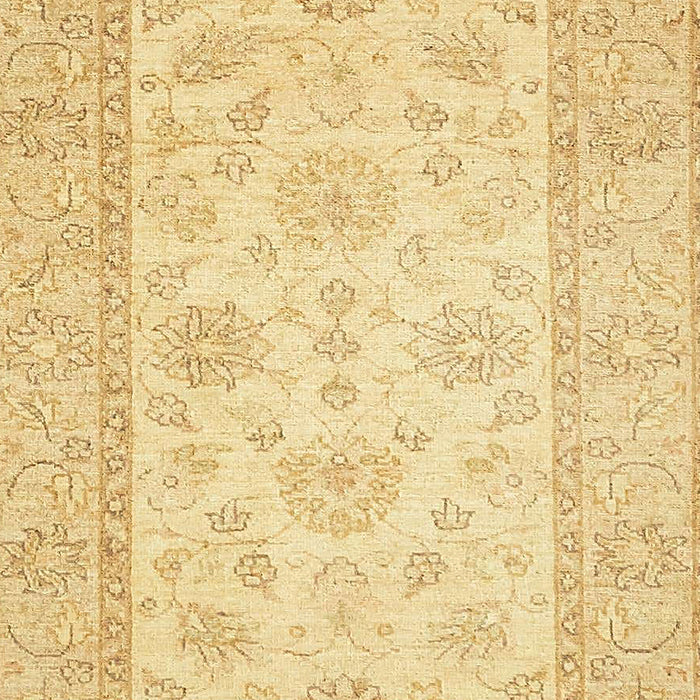 Abstract Mustard Yellow Oriental Rug, abs499
