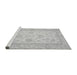 Sideview of Machine Washable Oriental Gray Traditional Rug, wshabs499gry