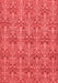 Abstract Red Modern Area Rugs