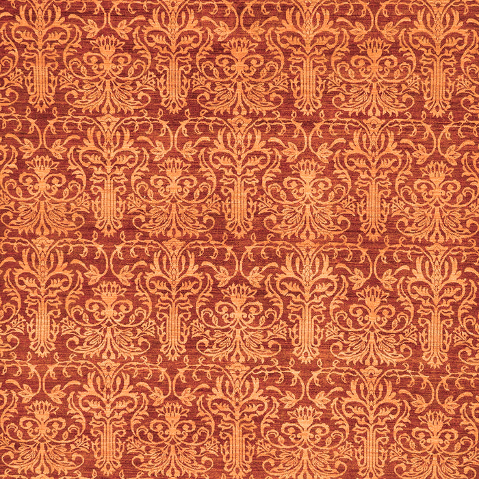 Machine Washable Abstract Orange Modern Area Rugs, wshabs49org