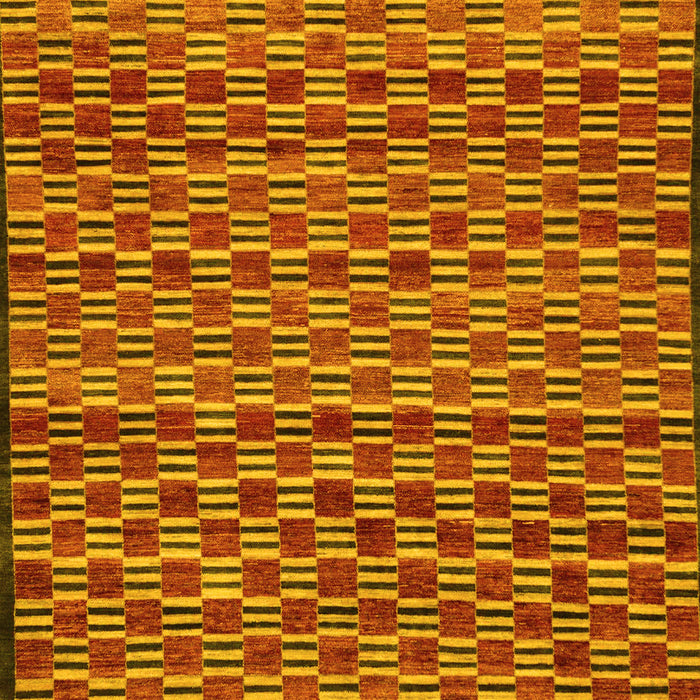 Abstract Yellow Modern Rug, abs4yw