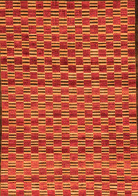 Abstract Orange Modern Rug, abs4org