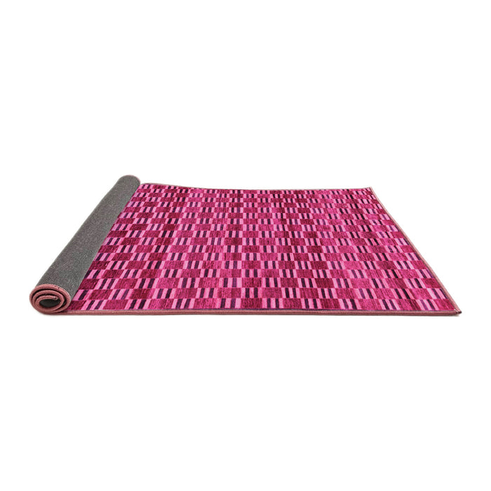 Sideview of Abstract Pink Modern Rug, abs4pnk