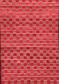 Abstract Red Modern Rug, abs4red