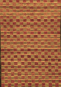 Abstract Brown Modern Rug, abs4brn