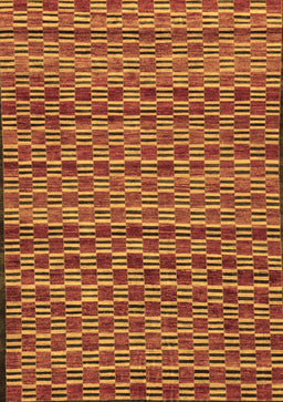 Abstract Brown Modern Rug, abs4brn