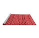 Modern Red Washable Rugs