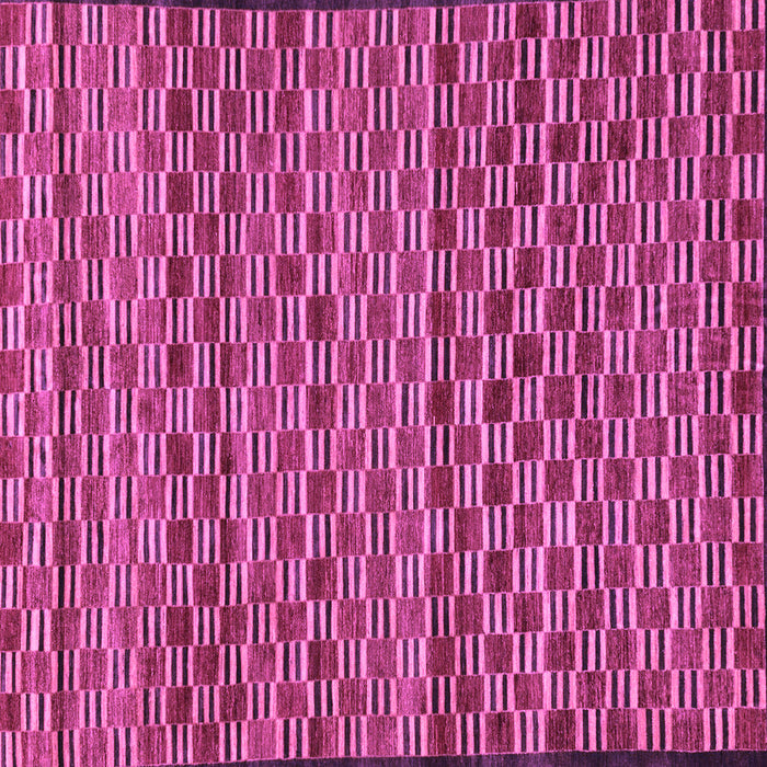 Square Machine Washable Abstract Purple Modern Area Rugs, wshabs4pur