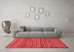 Modern Red Washable Rugs