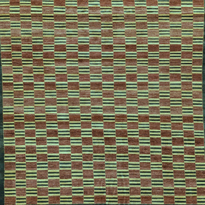 Square Abstract Light Blue Modern Rug, abs4lblu