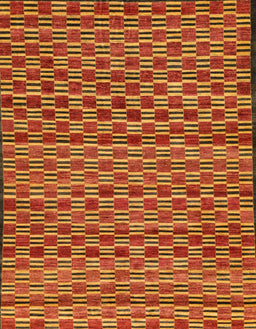 Abstract Red Modern Rug, abs4