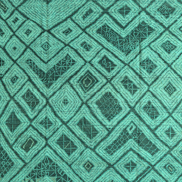 Abstract Turquoise Modern Rug, abs5000turq