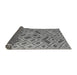 Sideview of Abstract Gray Modern Rug, abs5000gry