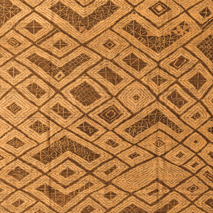 Square Abstract Orange Modern Rug, abs5000org