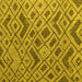 Square Abstract Yellow Modern Rug, abs5000yw