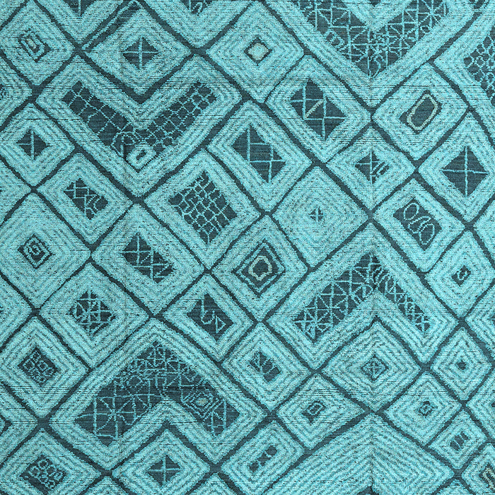 Abstract Light Blue Modern Rug, abs5001lblu