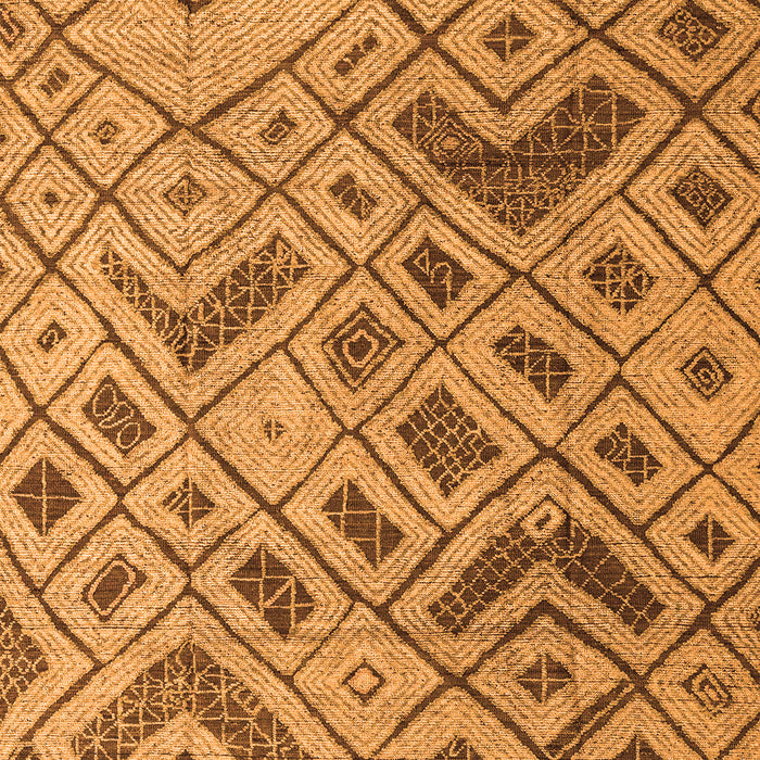 Machine Washable Abstract Orange Modern Area Rugs, wshabs5001org