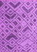 Machine Washable Abstract Purple Modern Area Rugs, wshabs5001pur