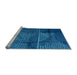 Sideview of Machine Washable Abstract Light Blue Modern Rug, wshabs5002lblu