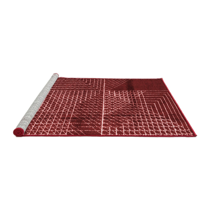 Modern Red Washable Rugs