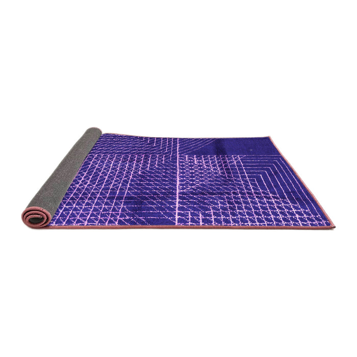 Sideview of Abstract Pink Modern Rug, abs5002pnk