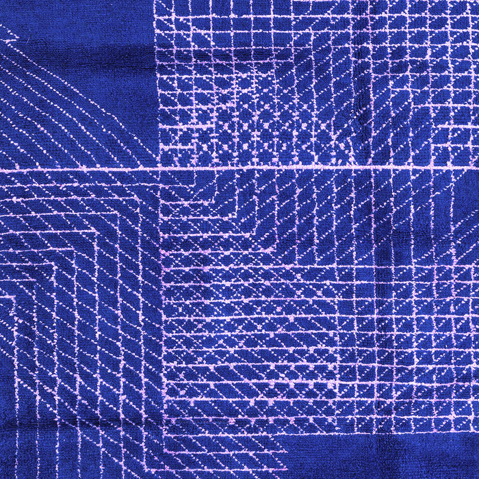 Machine Washable Abstract Purple Modern Area Rugs, wshabs5002pur