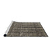 Sideview of Machine Washable Abstract Light French Beige Brown Rug, wshabs5003