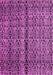 Machine Washable Abstract Pink Modern Rug, wshabs5003pnk