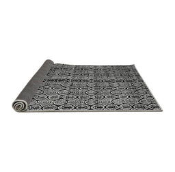 Sideview of Abstract Gray Modern Rug, abs5003gry