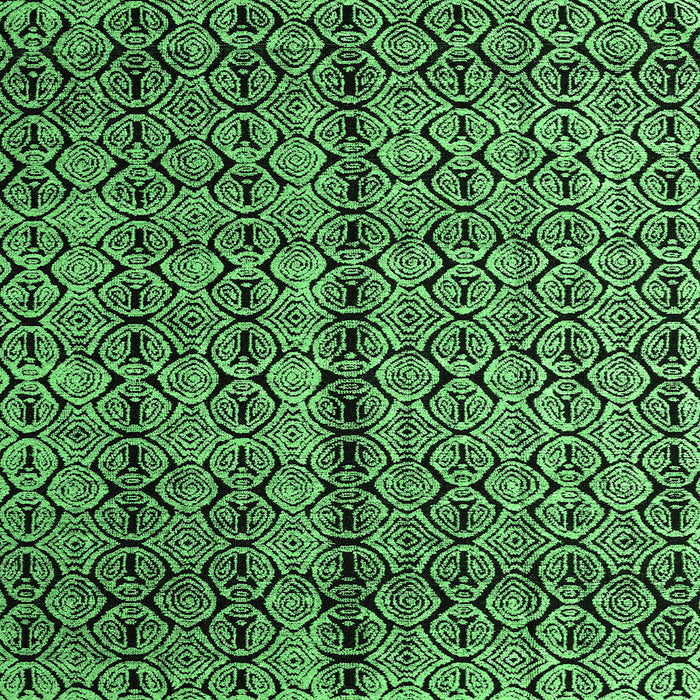 Square Machine Washable Abstract Emerald Green Modern Area Rugs, wshabs5003emgrn
