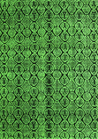 Abstract Green Modern Rug, abs5003grn